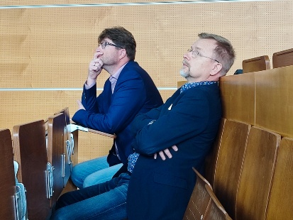 Stefan Ulbrich und Frank Wagner von Ausschuss Digitalisierung/BIM der IK M-V